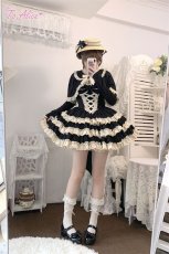 画像48: 【ToAlice】ダークプリンセスうさ耳リボン付きケープ (48)