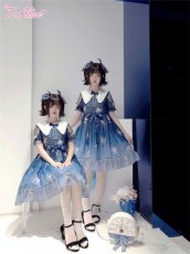 画像30: 【ToAlice】L1460プラネタリウム刺繍入り半袖ワンピース (30)