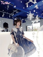 画像23: 【ToAlice】L1460プラネタリウム刺繍入り半袖ワンピース (23)