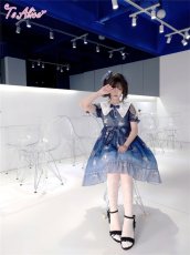 画像34: 【ToAlice】L1460プラネタリウム刺繍入り半袖ワンピース (34)