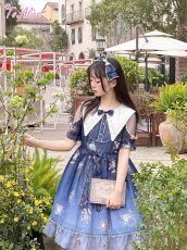画像28: 【ToAlice】L1460プラネタリウム刺繍入り半袖ワンピース (28)