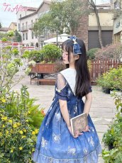 画像29: 【ToAlice】L1460プラネタリウム刺繍入り半袖ワンピース (29)