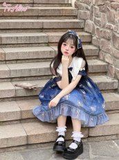 画像23: 【ToAlice】L1460プラネタリウム刺繍入り半袖ワンピース (23)
