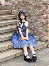 画像24: 【ToAlice】L1460プラネタリウム刺繍入り半袖ワンピース (24)