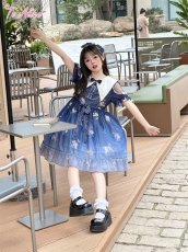 画像20: 【ToAlice】L1460プラネタリウム刺繍入り半袖ワンピース (20)