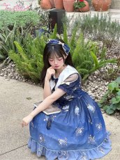 画像27: 【ToAlice】L1460プラネタリウム刺繍入り半袖ワンピース (27)