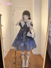 画像11: 【ToAlice】L1460プラネタリウム刺繍入り半袖ワンピース (11)