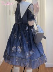 画像13: 【ToAlice】L1460プラネタリウム刺繍入り半袖ワンピース (13)
