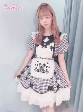 画像24: 【ToAlice】L1474チェック＆テディベアスカラップワンピース (24)