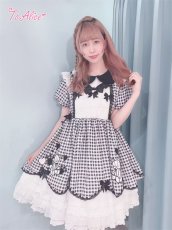 画像23: 【ToAlice】L1474チェック＆テディベアスカラップワンピース (23)