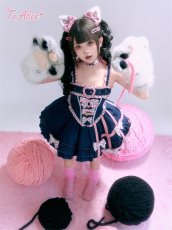 画像3: 【To Alice】LS29リボン猫耳ヘアクリップ (3)