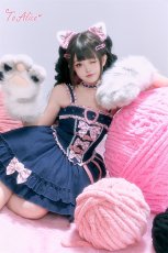 画像4: 【To Alice】LS29リボン猫耳ヘアクリップ (4)