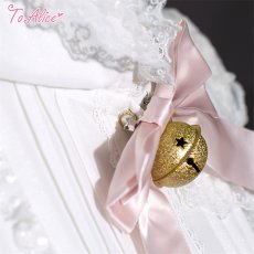 画像2: 【ToAlice】L1500鈴付きパステルリボンブラウス (2)