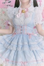 画像5: 【ToAlice】L1500鈴付きパステルリボンブラウス (5)