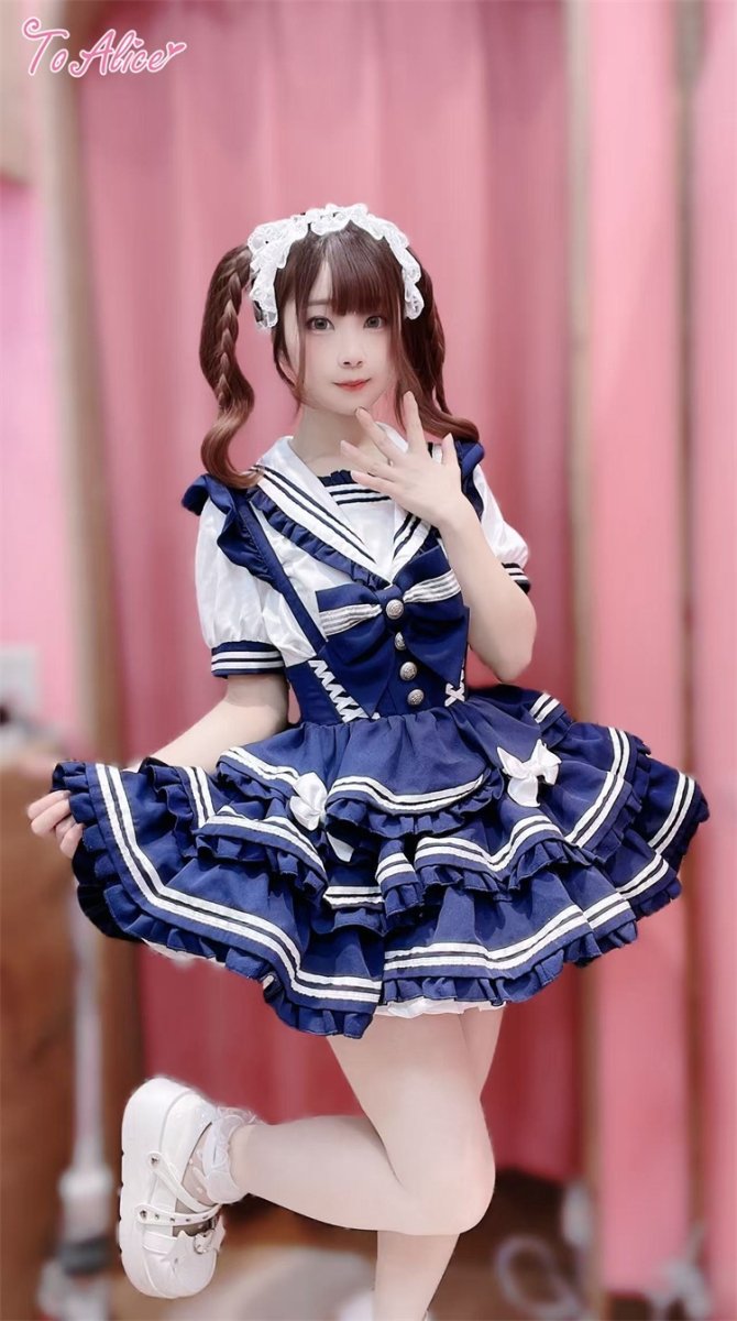 画像44: 【ToAlice】L1400マリンアイドルセーラー半袖ブラウス (44)