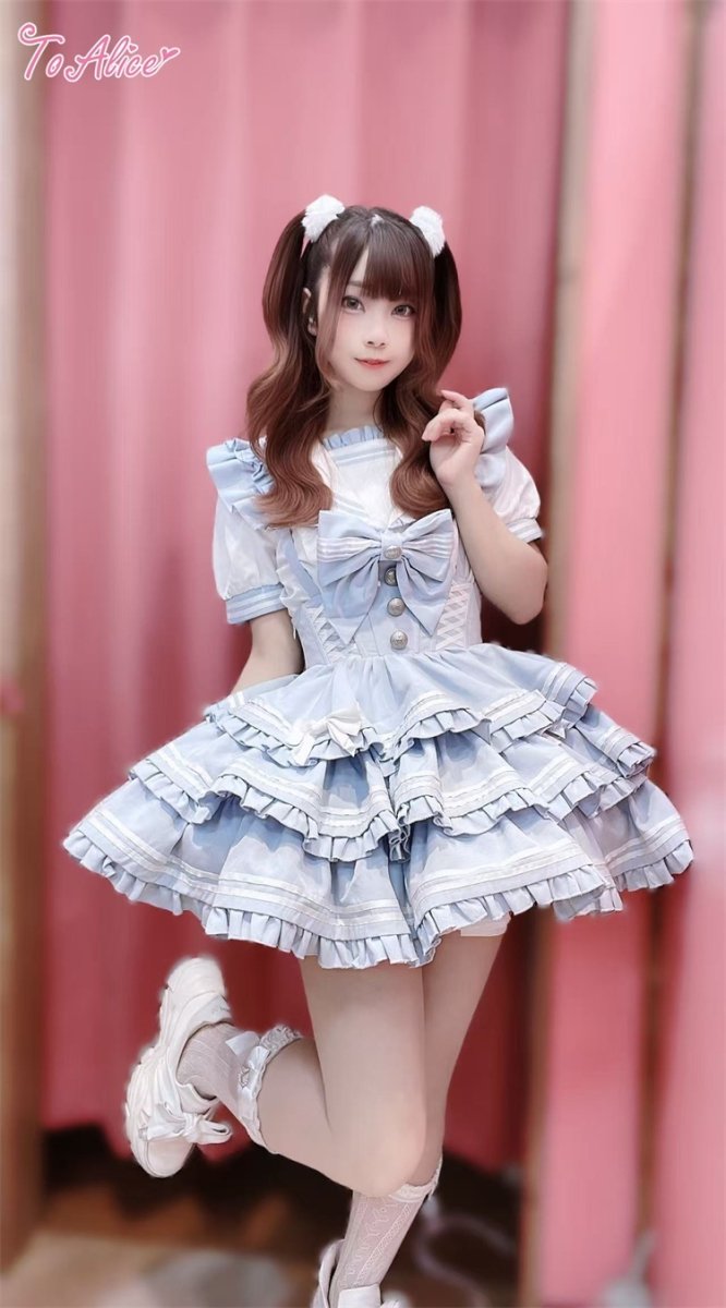 画像49: 【ToAlice】L1530マリンアイドルハイウエストティアードスカート (49)