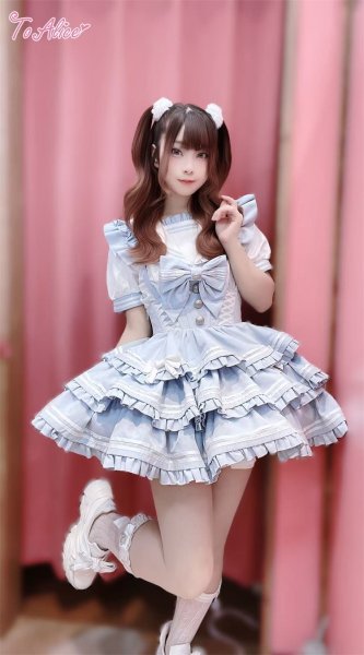 ToAlice】L1530マリンアイドルハイウエストティアードスカート - To Alice