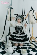 画像10: 【ToAlice】L1537コットンレースドールジャンパースカート (10)