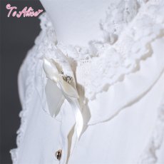 画像3: 【ToAlice】L1538パフ切替フレア袖ブラウス (3)