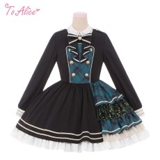 画像1: 【ToAlice】L1545シャイニーアイドルワンピース (1)