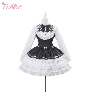 Toalice バレリーナリボンデコワンピース ロリィタ風 Toalice バレリーナリボンデコワンピース ロリィタ風 全商品