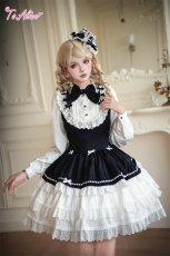 画像5: 【送料無料】L1554 リボンドールレイヤード風ワンピース《予約受付》 (5)