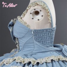 画像5: 【ToAlice】ヴィンテージローズ×コットンジャンパースカート (5)