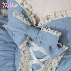 画像4: 【ToAlice】ヴィンテージローズ×コットンジャンパースカート (4)