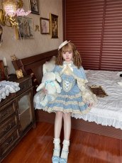 画像11: 【ToAlice】ダークプリンセスうさ耳リボン付きケープ (11)