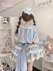 画像21: 【ToAlice】ダークプリンセスうさ耳リボン付きケープ (21)
