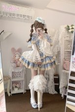 画像20: 【ToAlice】ダークプリンセスうさ耳リボン付きケープ (20)