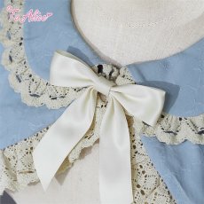 画像4: 【ToAlice】ダークプリンセスうさ耳リボン付きケープ (4)