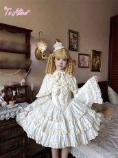 画像28: 【ToAlice】ダークプリンセスうさ耳リボン付きケープ (28)
