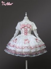 画像2: 【ToAlice】L1598リボンデコフレア袖ブラウス (2)