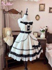 画像2: 【送料無料】L1603 Lacy Ribbon Dress《予約受付》 (2)