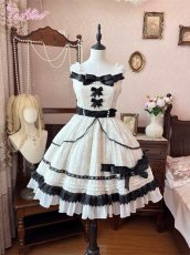 画像1: 【送料無料】L1603 Lacy Ribbon Dress《予約受付》 (1)