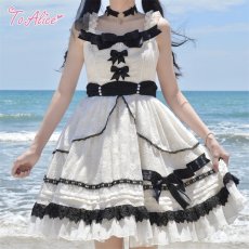 画像14: 【送料無料】L1603 Lacy Ribbon Dress《予約受付》 (14)