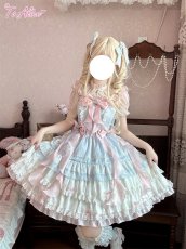 画像10: 【ToAlice】L1606海月姫フリルたっぷりリボンデコジャンパースカート (10)