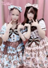 画像19: 【ToAlice】L1620チョコスイーツベアジャンパースカート (19)