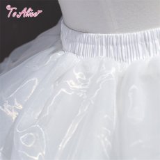 画像5: 【ToAlice】L1624シフォン2段ワイヤーパニエ (5)