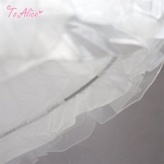 画像7: 【ToAlice】L1624シフォン2段ワイヤーパニエ (7)
