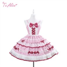 画像1: 【ToAlice】L1629チェリーケーキドレス (1)