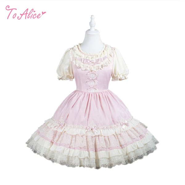 ToAlice】L1633 Suger pinkワンピース - To Alice