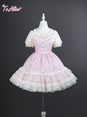 画像2: 【ToAlice】L1633 Suger pinkワンピース (2)