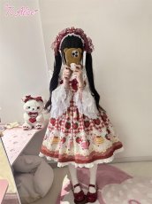 画像13: 【ToAlice】L1634いちご×ハニーベアジャンパースカート (13)