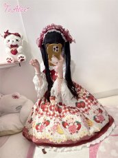 画像11: 【ToAlice】L1634いちご×ハニーベアジャンパースカート (11)