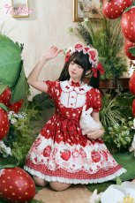 画像8: 【ToAlice】L1636 StrawberryAnimalヨーク切り替えワンピース (8)