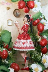 画像11: 【ToAlice】L1636 StrawberryAnimalヨーク切り替えワンピース (11)
