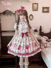 画像17: 【ToAlice】L1636 StrawberryAnimalヨーク切り替えワンピース (17)