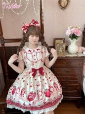 画像19: 【ToAlice】L1636 StrawberryAnimalヨーク切り替えワンピース (19)